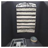 Wall Organizer, Tray, and Tin Container