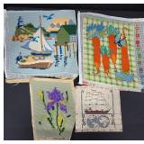 Needlepoint Canvases in Various Designs