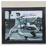 Signed Joe DiMaggio Framed Photo