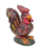 Hand-Carved Wood Rooster by Russell Hotzman
