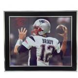 Autographed Tom Brady Photo, Framed