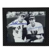 Signed Photo of Baseball DiMiggio & Williams
