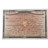 1925 Prohibition Prescription for Alcohol