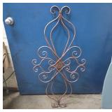Metal Scrollwork Decorative Panel