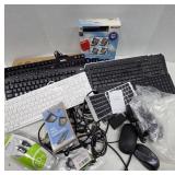 Tub Containing Electronics and Accessories