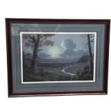 Jesse Barnes Signed & Framed Distant Lights