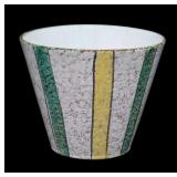 Italian Ceramic Planter with Glazed Finish
