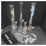 Glass Smoking Pipes With Owl Motif