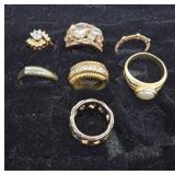 Gold-Tone Fashion Rings