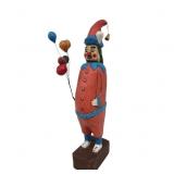 Clown Sculpture Signed by Daniel Strawser