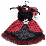 New Lil' Ladybug Fairy Costume 4-6 Years