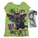 Holiday Editions Bat Cat Shirt and Mask XS