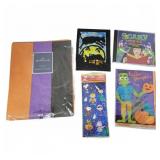 Halloween Peanuts Stickers, Hallmark Tissue, Books