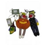 Sock Monkey Theme Halloween Ornaments