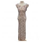 Gold Sequin Gown Size M
