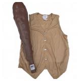 California Costume Caveman Vest and Club