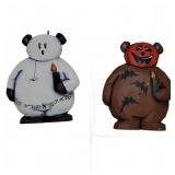 Peter Engler Handpainted Halloween Bears