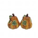 Gourd Shaped Ceramic Salt and Pepper Shakers