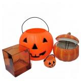 Halloween Pumpkin Decor Set