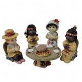 Thanksgiving Figurine Table Scene