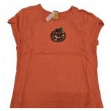 Children's Pumpkin Sequin T-Shirt Size 10-12