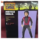 Totally Ghoul Muscle Ninja Toddler Costume