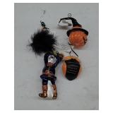 Halloween Glass Ornaments