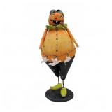Whimsical Pumpkin Man Halloween Figurine