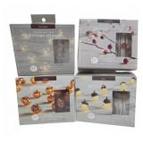 Glimmer Strings LED Autumn-Themed Light Sets