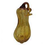 Blown Glass Pumpkin-Shaped Figure