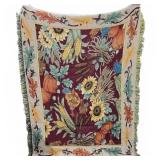 Fall Harvest Tapestry Throw Blanket