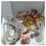 Artificial Autumn Floral Decor with Tub