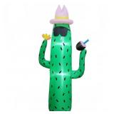 Inflatable Cactus With Hat and Accessories 72'