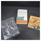 Books and Letterman Patch Grouping