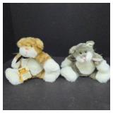Boyds Bears Glenwood Flatcat Plush Cats