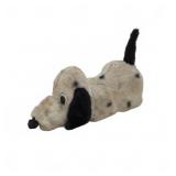 Plush Wind-Up Spotted Dog Toy