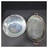 International Silver Co. Silver Bowl and Tray