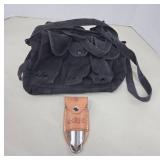 Black Canvas Bag and U-Dig-It Tool
