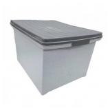 Plastic File Storage Box with Hanging Folders