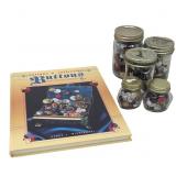 Button Collection With Reference Book
