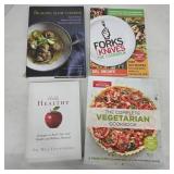 Vegetarian and Healthy Cooking Cookbooks Assort