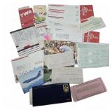 TWA and American Airlines Travel Ephemera