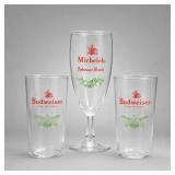 Anheuser-Busch Budweiser and Michelob Glassware