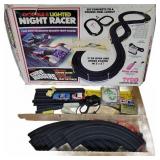 Tyco Night Racer Electric Slot Car Set With Cars
