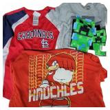 Cardinals, Sonic, MInecraft Kids Shirts