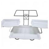 Worldwide Home Food Display Stand with Dishes