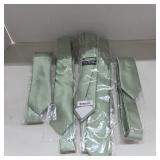 Solid Sage Green Satin Ties
