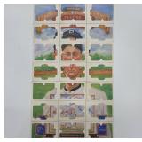 Donruss Ty Cobb Diamond King Puzzle Pieces