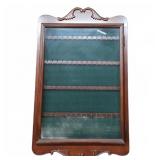 Bombay Company Glass Front Display Cabinet