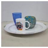 Decorative Tableware and Glass Set